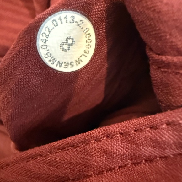 LULULEMON Dance Studio Mid Rise Jogger Pants in Merlot size 8 - Picture 8 of 9